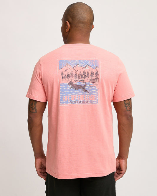 Mens Slub Mountain Camp Shortsleeve Tee
